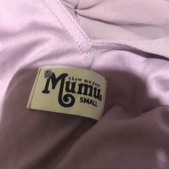 Show me Your Mumu Kendall maxi dress in antique rose chiffon NEW SMALL - Picture 4 of 6